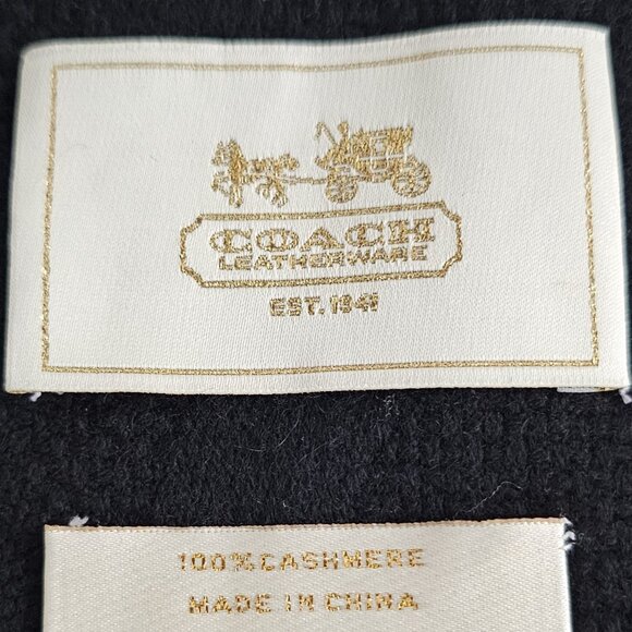 COACH SCARF Gorgeous 100% CASHMERE   🆕🆕🆕💕 - Picture 2 of 9